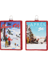 Vintage Ski Ornament