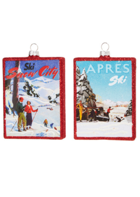 Vintage Ski Ornament