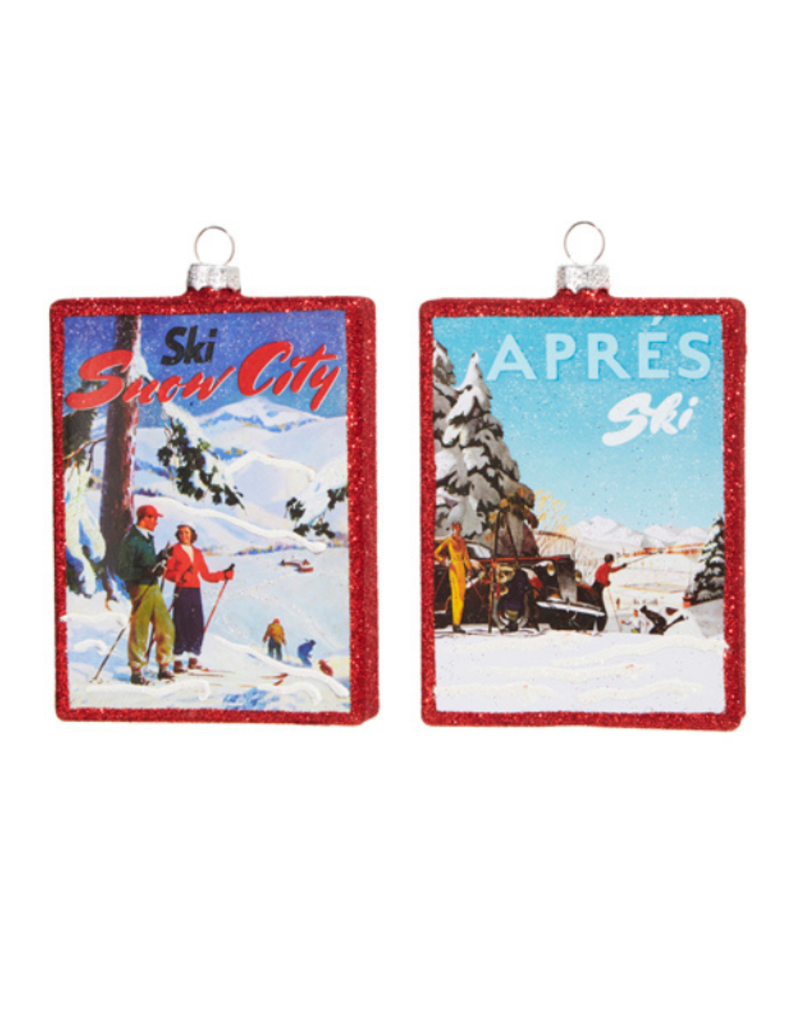 Vintage Ski Ornament