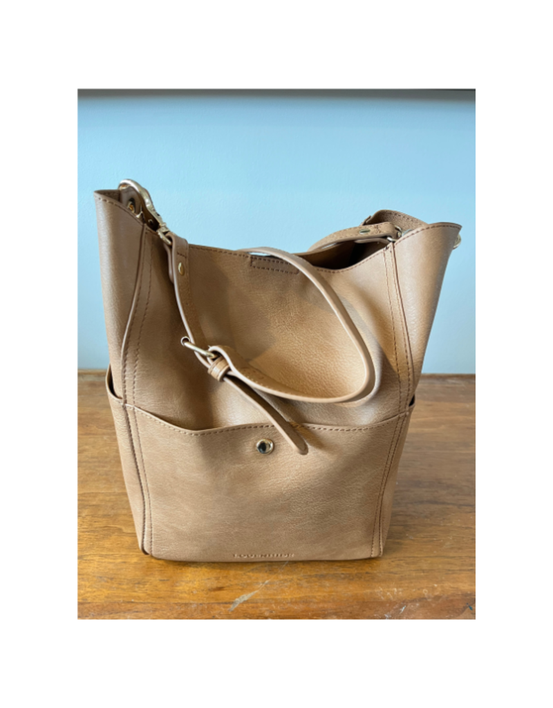 Louenhide Baby Margie Shoulder Bag in Camel by Louenhide