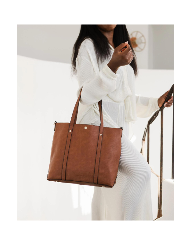 Louenhide Nevada Ezra Tote in Tan by Louenhide