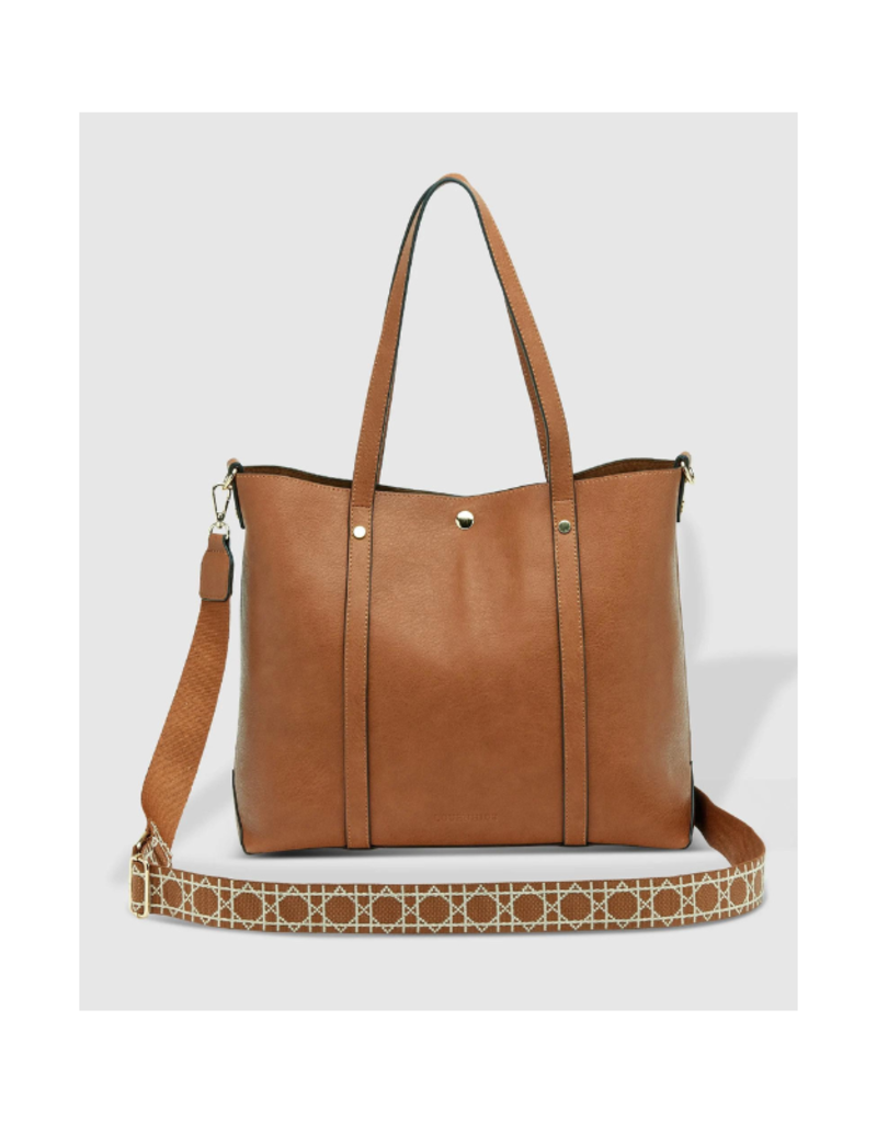 Louenhide Nevada Ezra Tote in Tan by Louenhide