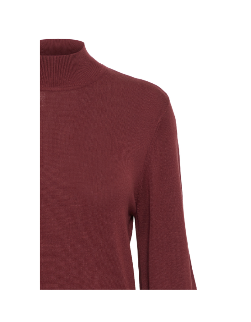 ICHI Mafa Turtleneck Longsleeve Port Royale by ICHI