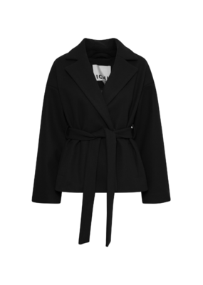 ICHI Jannet Jacket in Black by ICHI