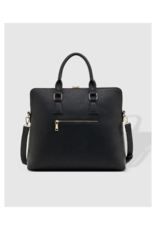 Louenhide Houston Laptop Bag in Black by Louenhide