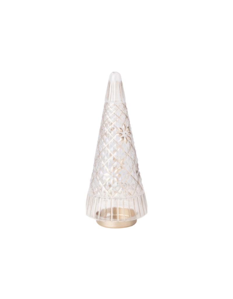 Clear Cut Glass Tree Small