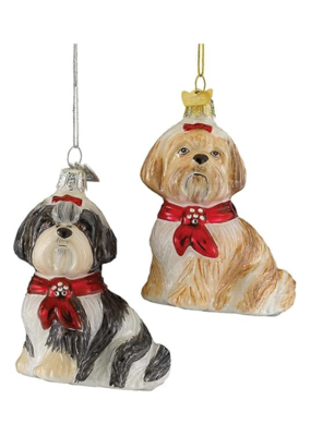 Shih Tzu Dog Ornament by Noble Gems™