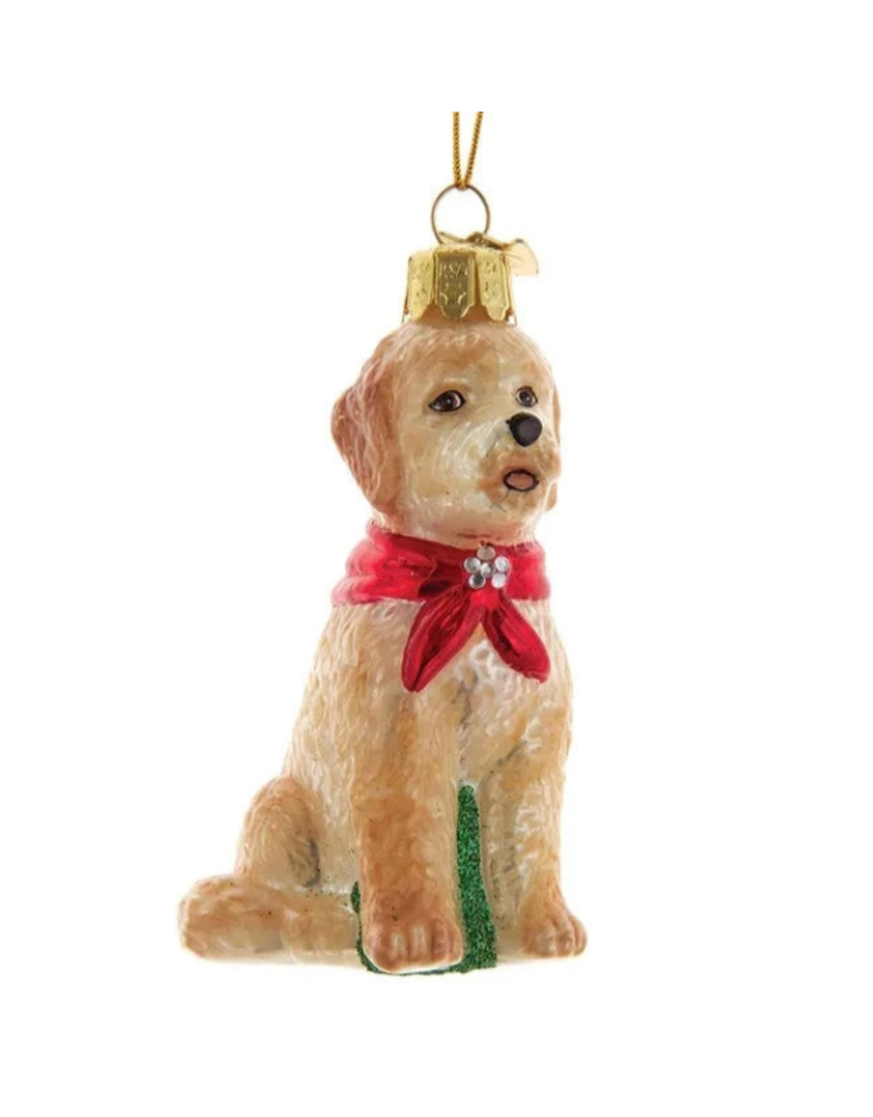 Golden Doodle Dog Ornament by Noble Gems™