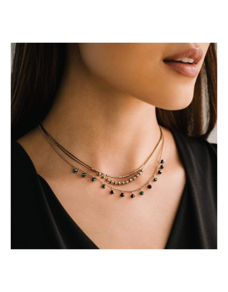 Lover's Tempo Horizon Necklace in Midnight by Lover's Tempo