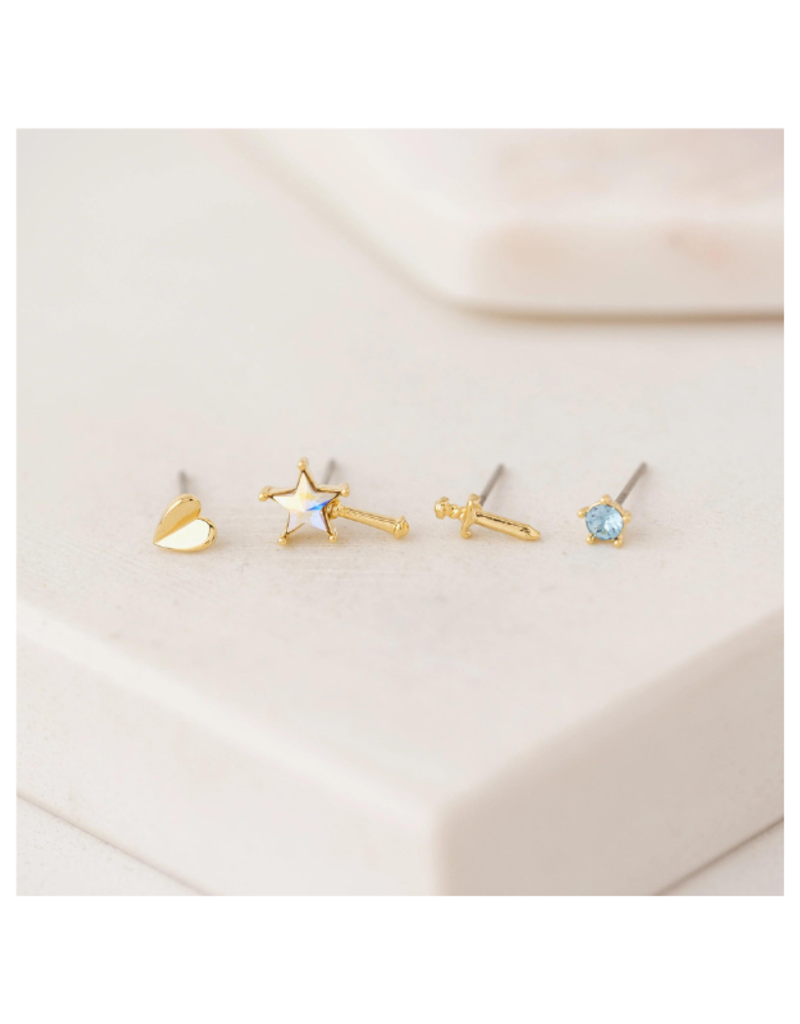 Lover's Tempo Happily Ever After Earring Set by Lover's Tempo