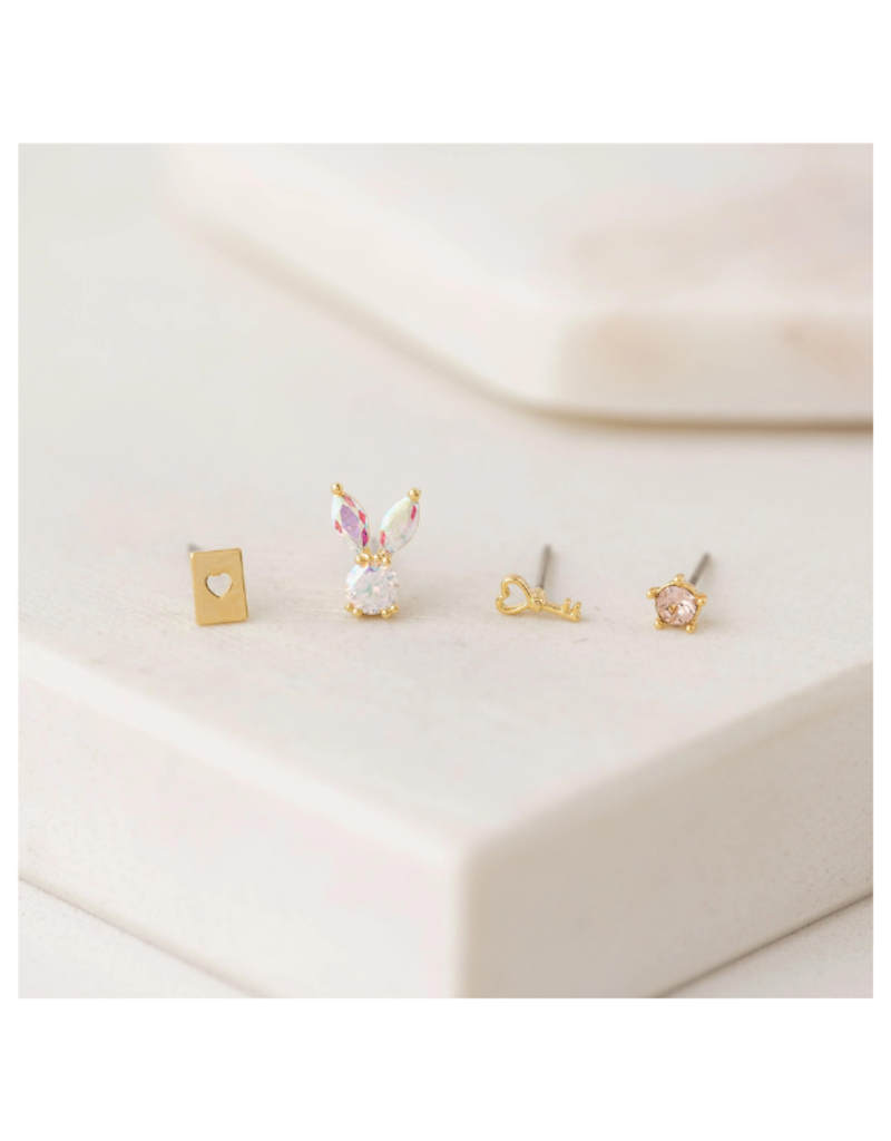 Lover's Tempo Down The Rabbit Hole Earring Set by Lover's Tempo