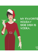 Vodka Holiday Side Dish Cocktail Napkin