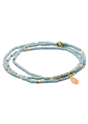 Scout Stone of Harmony - Teardrop Stone Wrap Bracelet by Scout