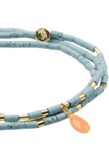 Scout Stone of Harmony - Teardrop Stone Wrap Bracelet by Scout