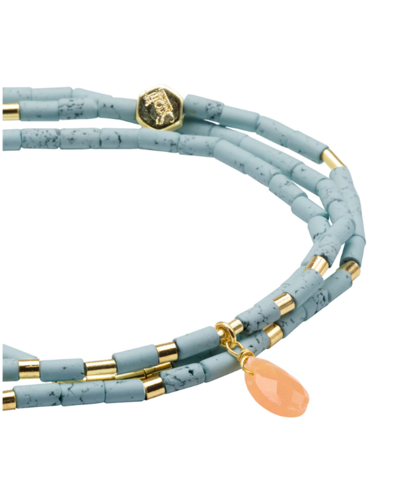 Scout Stone of Harmony - Teardrop Stone Wrap Bracelet by Scout