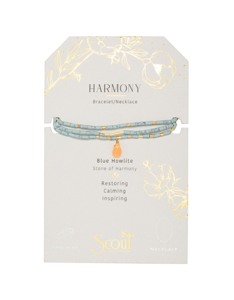 Scout Stone of Harmony - Teardrop Stone Wrap Bracelet by Scout