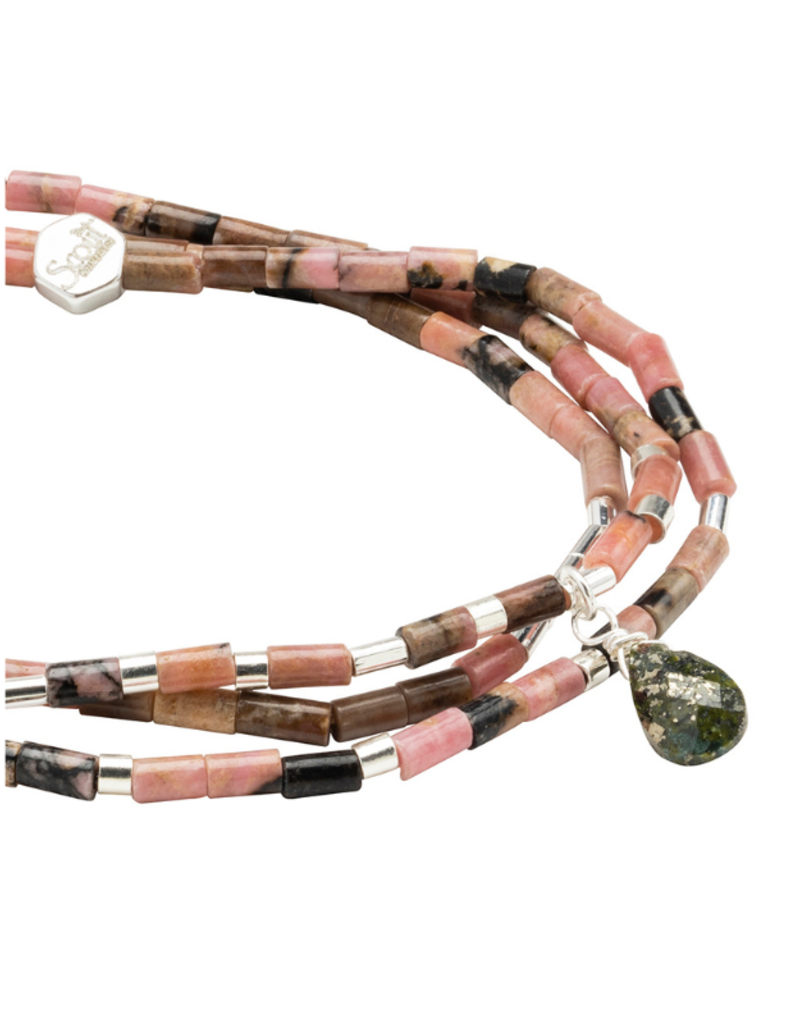 Scout Stone of Healing - Teardrop Stone Wrap Bracelet by Scout