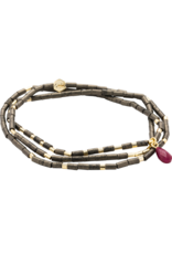 Scout Stone of Positive Energy - Teardrop Stone Wrap Bracelet by Scout