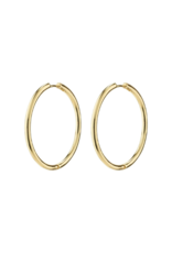 PILGRIM Eanna Maxi Hoop Earrings in Gold by Pilgrim