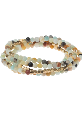 Scout Stone of Courage - Amazonite Stone Wrap Bracelet by Scout