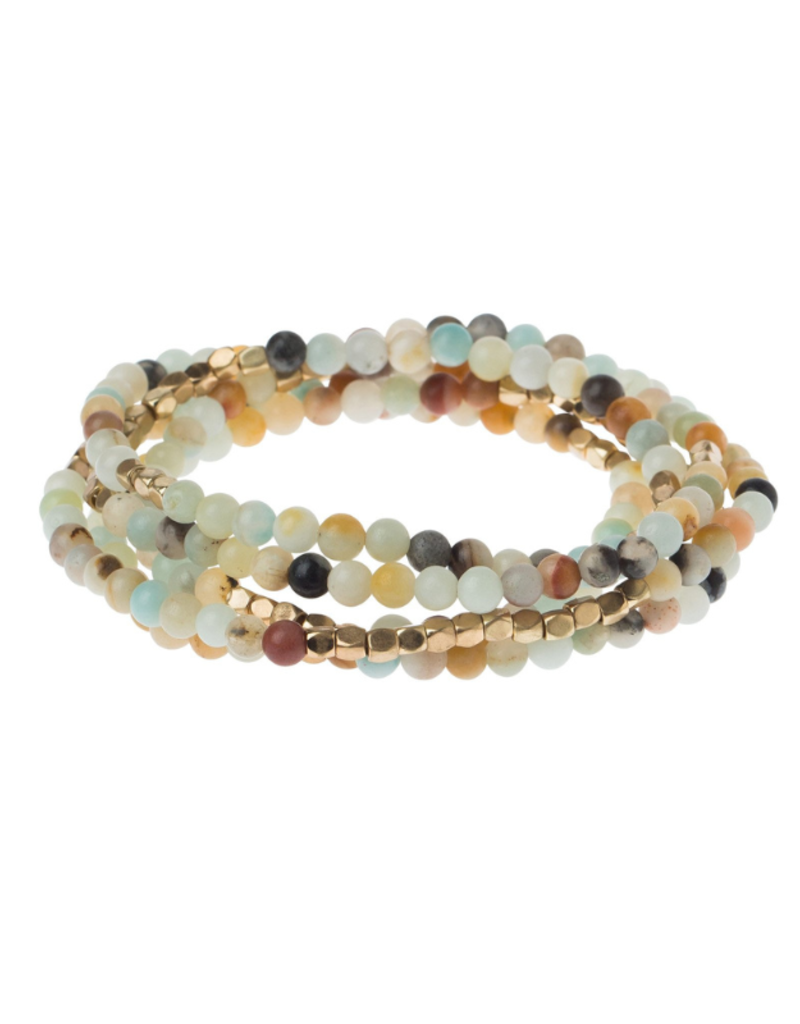 Scout Stone of Courage - Amazonite Stone Wrap Bracelet by Scout