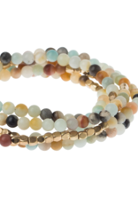 Scout Stone of Courage - Amazonite Stone Wrap Bracelet by Scout
