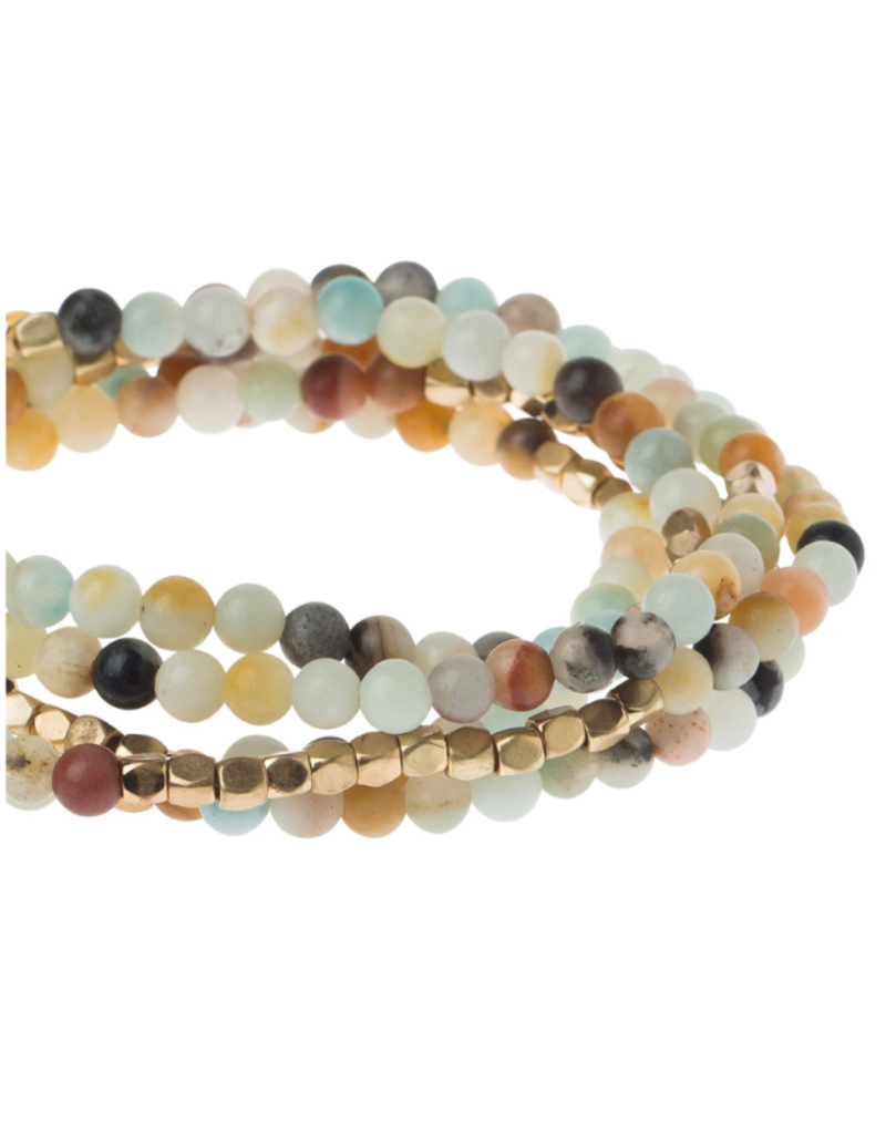 Scout Stone of Courage - Amazonite Stone Wrap Bracelet by Scout