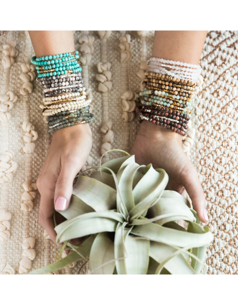 Scout Stone of Courage - Amazonite Stone Wrap Bracelet by Scout