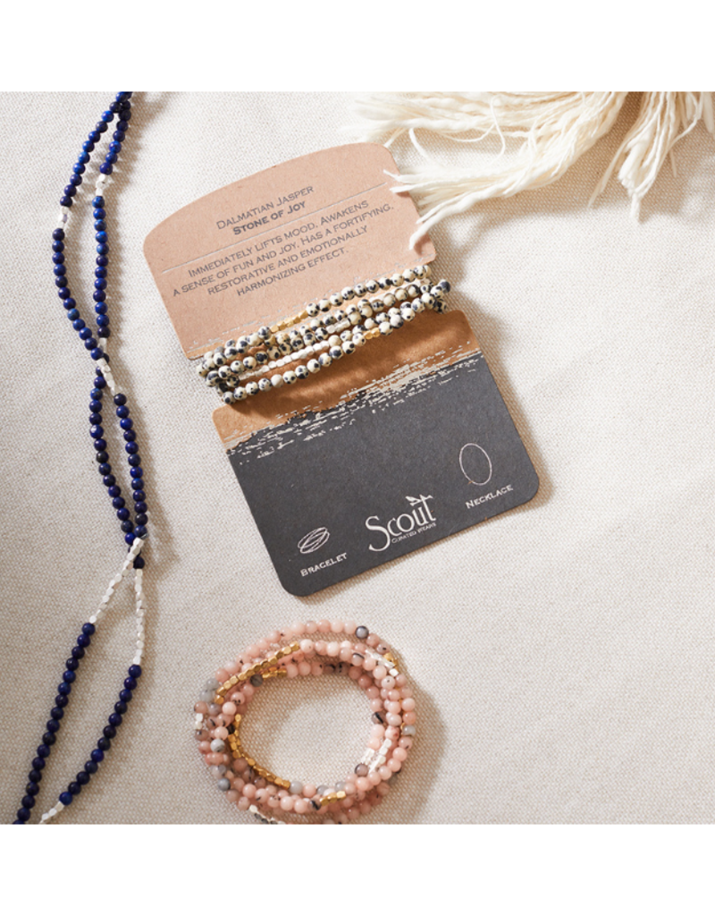 Scout Stone of Courage - Amazonite Stone Wrap Bracelet by Scout