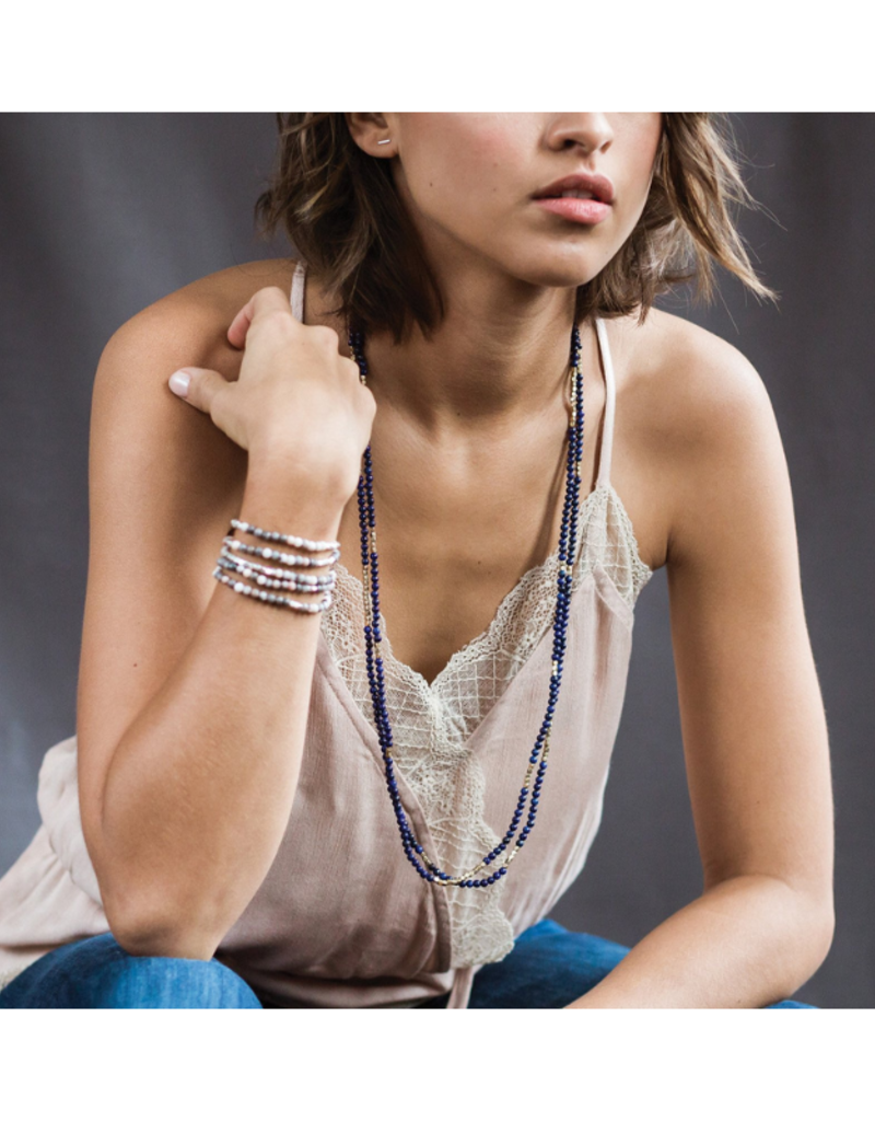 Scout Stone of Courage - Amazonite Stone Wrap Bracelet by Scout