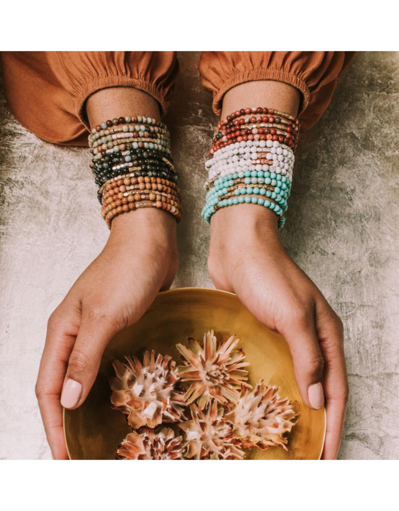 Scout Stone of Courage - Amazonite Stone Wrap Bracelet by Scout