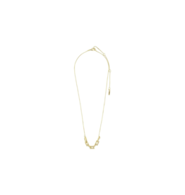 PILGRIM Coby Crystal Pendant Necklace in Gold by Pilgrim