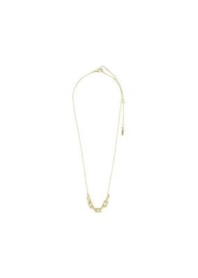 PILGRIM Coby Crystal Pendant Necklace in Gold by Pilgrim