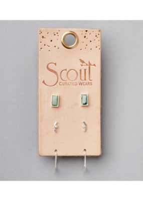 Scout Courtney Stud Earring Trio Silver by Scout