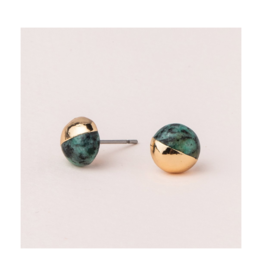 Scout Dipped Stone Earrings in African Turquoise by Scout