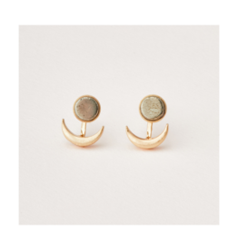 Scout Stone Moon Phase Ear Jacket in Pyrite by Scout