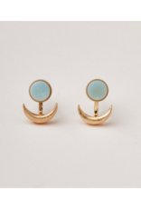 Scout Stone Moon Phase Ear Jacket in Amazonite by Scout