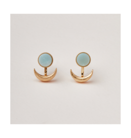 Scout Stone Moon Phase Ear Jacket in Amazonite by Scout