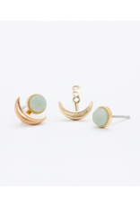 Scout LAST ONE - Stone Moon Phase Ear Jacket in Amazonite by Scout