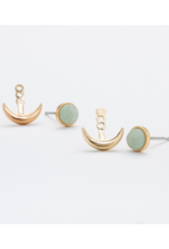 Scout LAST ONE - Stone Moon Phase Ear Jacket in Amazonite by Scout