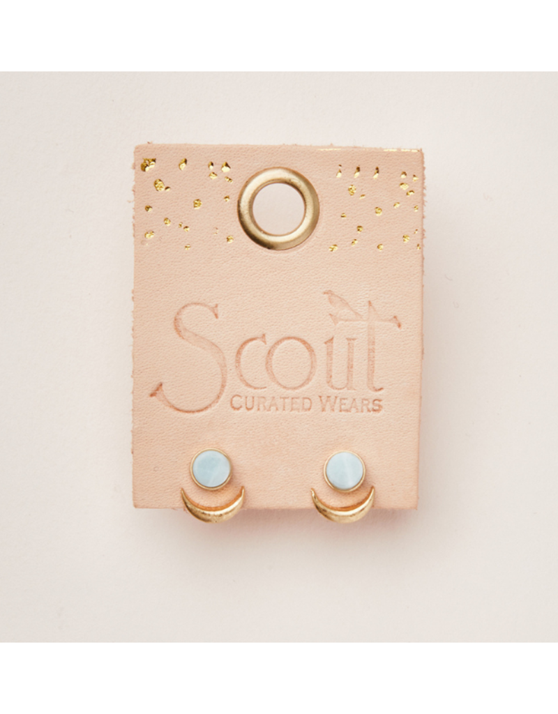 Scout LAST ONE - Stone Moon Phase Ear Jacket in Amazonite by Scout