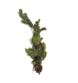 Pine with Cones Spray 40"