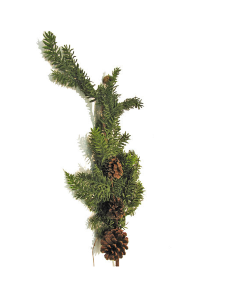 Pine with Cones Spray 40"