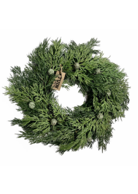 Soft Cedar Wreath 18"