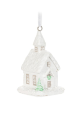 Glitter Church Ornament - 2 Assorted Styles