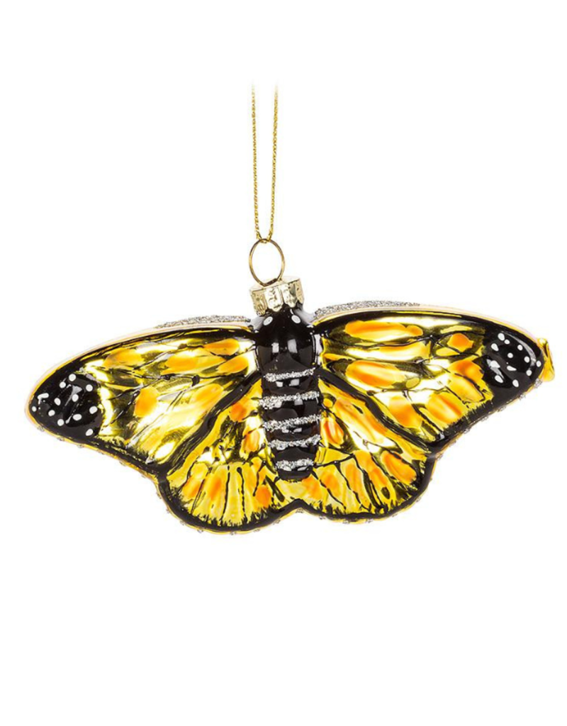 Butterfly Glass Ornament -  2 Assorted Styles
