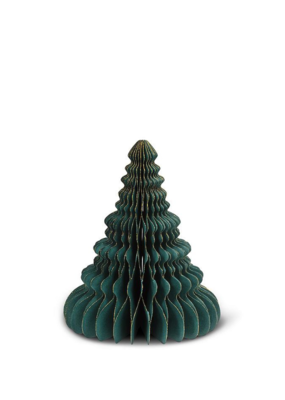 Small Pleated Paper Tree in Green