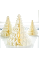 Medium Pleated Paper Tree in Ivory