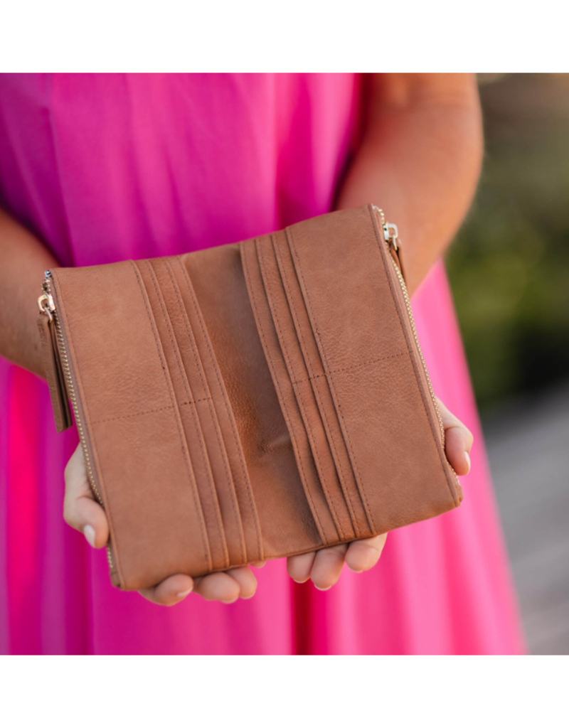 Louenhide Delta Wallet in Camel by Louenhide