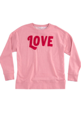 Shiraleah Love Sweatshirt in Pink